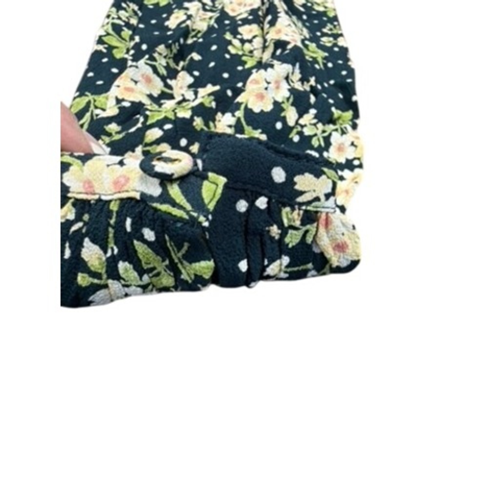 byTiMo‎ New York Blossom Crepe Gather Mini Dress  Floral XS NWT  Babydoll Sexy - Picture 13 of 16